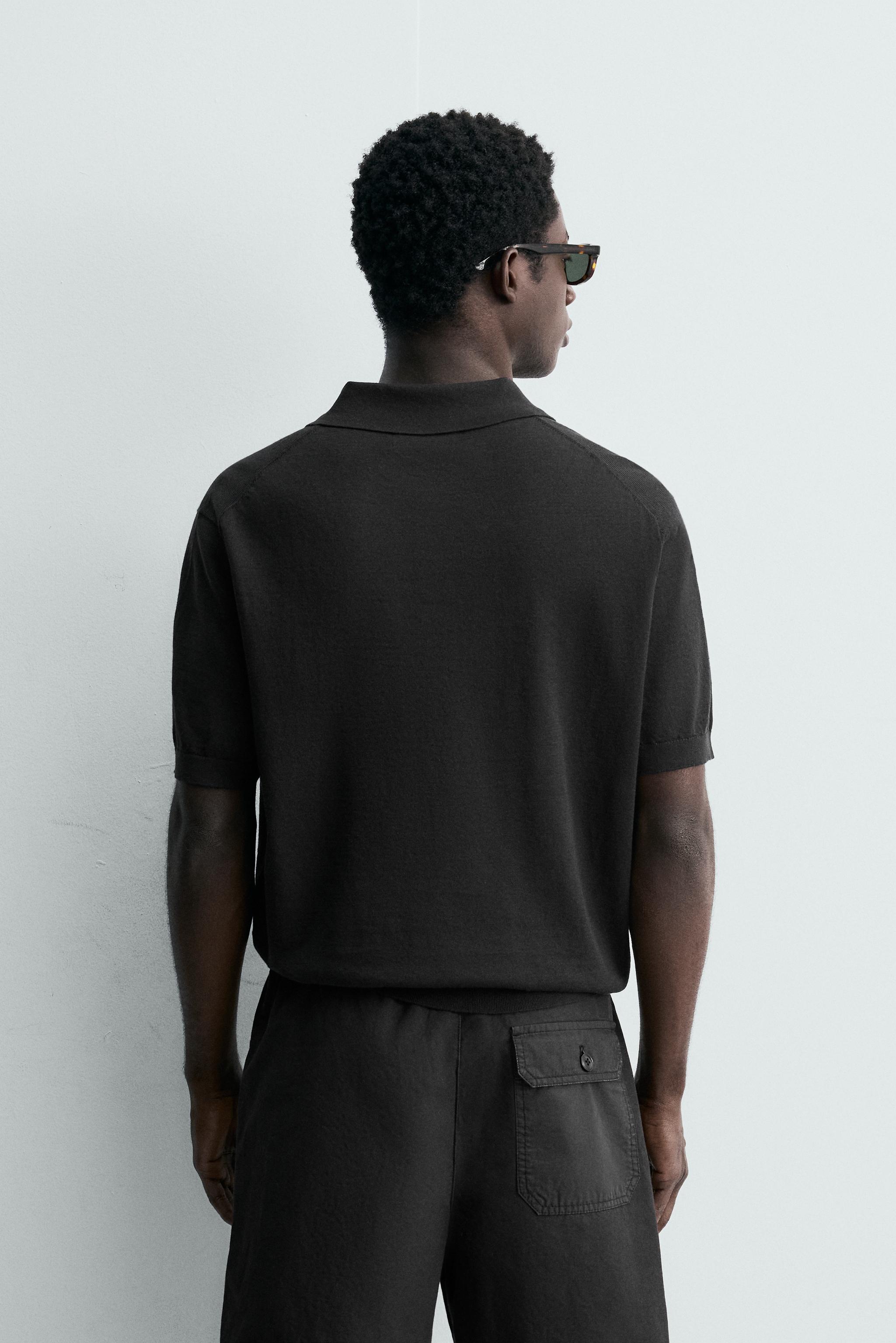 HEMP-COTTON KNIT POLO